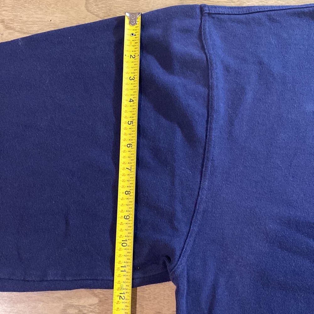 Vintage 90’s Nautica Long Sleeve Denim Collar Pullover Polo Shirt - Picture 7 of 7